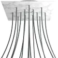 Creative Cables Kroq4015f105 Xxl Rose-one Square Carrara Marmor Rose Sæt