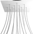 Creative Cables Krovnq4014f102 Xxl Rose-one Square Mat Hvid Rosesæt