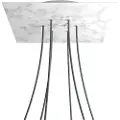 Creative Cables Kroq406f105 Xxl Rose-one Square Carrara Marmor Rose Sæt