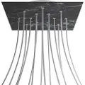Creative Cables Kroq4014f104 Xxl Rose-one Square Marquina Marmor Rosesæt