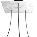 Creative Cables Krovnq403tf105 Xxl Rose Kit Af Carrara Marble Rose-one Square