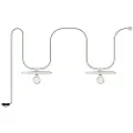 Creative Cables Med Bulb Eiva Ip65 Eiva Ip65 Bærbar Udendørs Guirlande Med 2 Skærme-