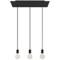 Creative Cables Rose-one Xxl 3 Falls With Light Bulb Pendellampe