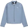 Puma FUTURE.PUMA.ARCHIVE Racer Jacket Unisex, Clothing, Cool Blue, L