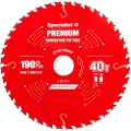 Specialist 190x40tx30 Mm Demolition Premium Træsnitsskive
