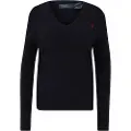 Ralph Lauren Polo Ralph Laurentil kvinder. 211971866003 Marineblå uld- og kashmirtrøje (XS), Casual, Bomuld