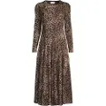 Marella Marellatil kvinder. 2523626044200 Mecene-kjole med dyreprint (L), Casual, Polyester, Lange ærmer