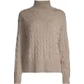 Marella Marellatil kvinder. 2523366094200 Rullekravetrøje i kashmirblanding Aereo brun (S), Casual, Bomuld