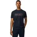 Hackett Londontil mænd. HM5000030 Essential Box T-shirt navy (M), Casual, Bomuld, Korte ærmer, Blå