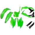 Ufo Kawasaki Kxf 250 2018-2020 Kakit225f-999k Fork Protectors & Plastikkit
