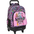 Safta Compact Monster High Drama Rygsæk Med Hjul