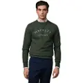 Hackett London Hackett Londontil mænd. HM5800021 Heritage Essential Sweatshirt grøn (XL), Casual, Bomuld, Polyester, Lange ærmer