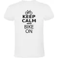 Kruskis Keep Calm And Bike On T-shirt Med Korte ærmer