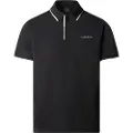 Hackett London Hackett Londontil mænd. HM5600041 Poloshirt med stolpelukning, sort (M), Casual, Bomuld, Korte ærmer