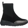 Wonders Wonderstil kvinder. E-6752 Ankelstøvler i læder Singapore sort (36), 5-8 cm, Ingen, Casual