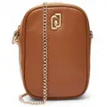Liu Jo Liu Jotil kvinder. AF5183-E0077 Mobiletui med brun kæde (OSFA), Casual, Polyester