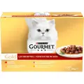 Gourmet Gold 12-Pack Lækre Bidder i sovs vådfoder til katte