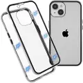 Mtp Products iPhone 14 Plus Magnetisk Cover med Hærdet Glas - Sølv
