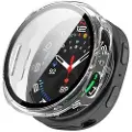 Mtp Products Samsung Galaxy Watch8 Plastikcover med Skærmbeskyttelse Hærdet Glas - 40mm - Klar