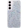 Mtp Products Samsung Galaxy S23 Glitter Flakes TPU Cover - Sølv