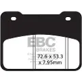 EBC Sfa-hh Series Sfa627hh Sintrede Bremseklodser