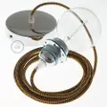 Creative Cables Rz23 Zigzag Diy 1 M Hængende Lampe Pendel Til Lampeskærm