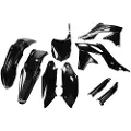 Ufo Kawasaki Kxf 250 2013-2016 Kakit219f-001 Fork Protectors & Plastikkit