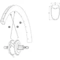 Mavic Cosmic Pro Carbon Ust Ubm Venstre Baghjuls Eger 16 Enheder