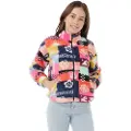 Rip Curl Keepsakes Polar Fleece Kids Hættetrøje med lynlås mønster