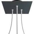 Creative Cables Krovnq203tf111 Rose-one Square Anthracite Rose Kit