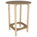 Wellhome Gazte Båre Bord Finish Uden Lak 60x60x75 Cm