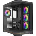 Dutzo C830 Panorama ARGB - Kabinet - Miditower - Sort