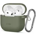 TechProtection AirPods 4 Tech-Protect Silikone krog etui - Olivengrøn