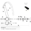 Mavic 6 Bolt Disc Id360 Bagerste Navaksel