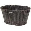 BRN Vintage Eco Leather Oval Kurv