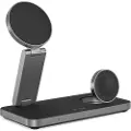 Tech-Protect QI15W-A47 3-i-1 foldbar MagSafe trådløs oplader - sort