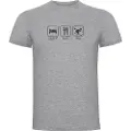 Kruskis Sleep Eat And Ski T-shirt Med Korte ærmer