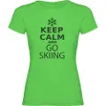 Kruskis Keep Calm And Go Skiing T-shirt Med Korte ærmer