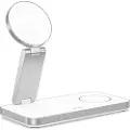 Tech-Protect QI15W-A47 3-i-1 foldbar MagSafe trådløs oplader - hvid