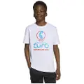 Adidas Uefa Euro25 Official Emblem T-shirt Med Korte ærmer