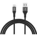 Dudao Flettet USB til USB-C-kabel 5A 1,2 m med hurtig opladning - Svart