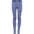 Nike Pro-leggings med mellemhøj talje til piger - blå
