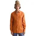 Scotch & Soda Regular-fit Linen Skjorte Med Lange ærmer