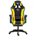 Powergaming Led Rgb Gamingstol Med Fodstøtte