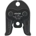 Vevor V15 presskæbe, 15 mm presskæbe til V-formede rustfri stålrør, pressekæber i højstyrkekarbureret stål, kompatibel med standard presseværktøj