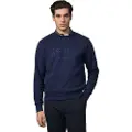 Hackett Londontil mænd. HM5800021 Heritage Essential Sweatshirt navy (L), Casual, Bomuld, Polyester, Lange ærmer, Blå