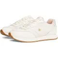 Tommy Hilfiger Tommy Hilfigertil kvinder. FW0FW08696 Off-white Runner læder-sneakers (36), Hvid, Fast, Blonder, Casual