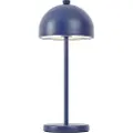 QAZQA Bordlampe blå inkl. LED IP54 genopladelig med ladestation - Squirrel