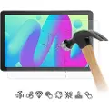 Mtp Products TCL Tab 10L Full Cover Skærmbeskyttelse Hærdet Glas - 9H - Gennemsigtig