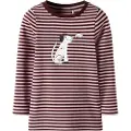 Name It Mini Stribet Top Med Lange Ærmer